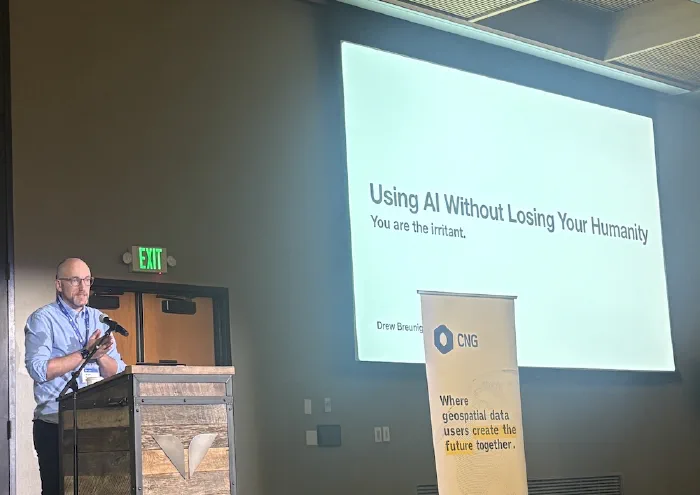 Drew Breunig's closing Keynote