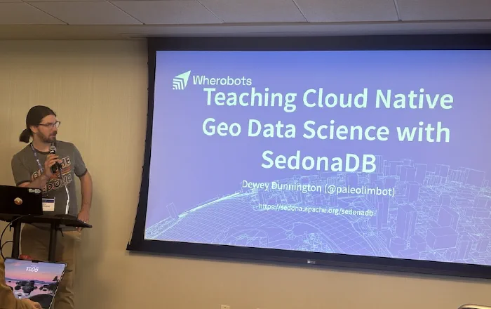 Teaching Cloud Native Geo Data Science with SedonaDB
