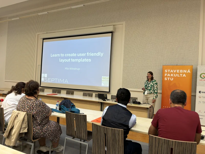 Mie Winstrup's talk on QGIS Layouts