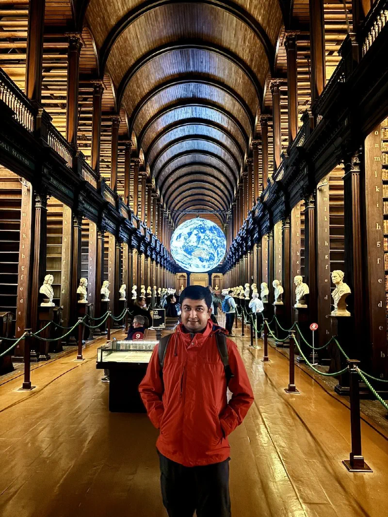 Long Room at Library of Trinity College